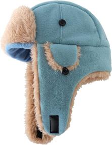 img 2 attached to 🧥 Stay Warm and Stylish with Connectyle Toddler Fleece Trapper Winter Boys' Accessories