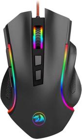 img 4 attached to Redragon M602 RGB Wired Gaming Mouse – RGB Spectrum Backlit Ergonomic Mouse with Griffin Programmable Buttons and 7 Backlight Modes – Adjustable DPI up to 7200 – Ideal for Windows PC Gamers (Black)