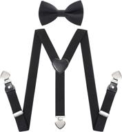 awaytr boys men suspenders bowtie boys' accessories logo