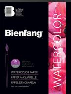 🎨 bienfang watercolor paper pad - 9x12 size, 15 sheets - enhanced seo logo