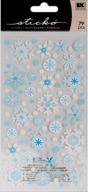 ❄️ winter wonderland - sticko snowflake stickers for festive decor and craft projects logo