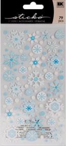 img 2 attached to ❄️ Winter Wonderland - Sticko Snowflake Stickers for Festive Decor and Craft Projects