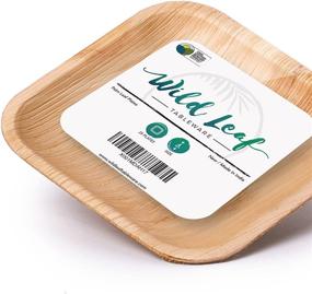 img 4 attached to Compostable Biodegradable Wild Leaf Tableware