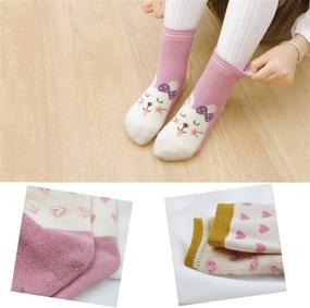 img 1 attached to 🐾 Cute and Comfy Hellomamma Cotton Animal Carton Clothing for Girls