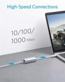 img 2 attached to 💻 Anker USB C to Ethernet Adapter: Fast Internet Connection for MacBook Pro, MacBook Air, iPad Pro, XPS, and More
