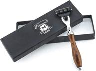 haryali mens shaving safety razor with wooden handle - a blend of style and functionality logo