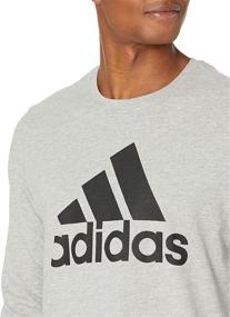 img 1 attached to adidas Men's Basic Badge of Sport Long Sleeve Tee: Top-Notch Comfort and Style