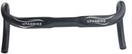 upanbike aluminum road bike handlebar 31.8mm 🚴 x 420mm drop bar with horns and bent design logo