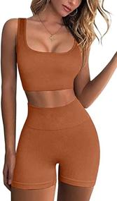 img 4 attached to Stylish and Functional Workout Outfits: Women's Clothing for Jumpsuits, Rompers & Overalls