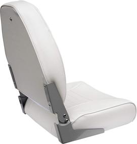 img 3 attached to Premium Comfort and Style: Wise 8WD588PLS-710 Standard High Back Seat in Classic White