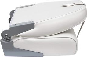 img 2 attached to Premium Comfort and Style: Wise 8WD588PLS-710 Standard High Back Seat in Classic White