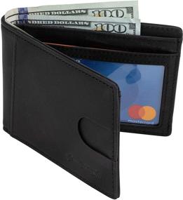 img 3 attached to 🧳 Men's Accessories: Minimalist Pocket Wallet for Wallets, Card Cases, and Money Organizers - Ideal for Traveling Abroad