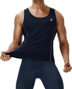 img 1 attached to 🏋️ Compression Spandex Sleeveless Undershirt for Enhanced Performance - Runhit