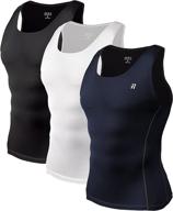 🏋️ compression spandex sleeveless undershirt for enhanced performance - runhit logo