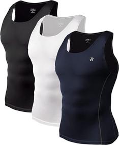 img 4 attached to 🏋️ Compression Spandex Sleeveless Undershirt for Enhanced Performance - Runhit