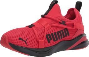 img 4 attached to PUMA Softride Running Black Luminous Unisex Boys' Shoes - Sneakers