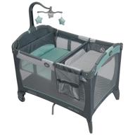 👶 graco pack 'n play change and carry playard с переносным пеленальным матрасом, manor - 40x28.5x29 дюймов (упаковка из 1 штуки) логотип