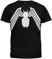 футболка "black venom spider-man" - размер x-large логотип