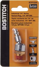 img 3 attached to 🔌 Bostitch BTFP72333 1/4-Inch Industrial Series Swivel Plug with NPT Male Thread