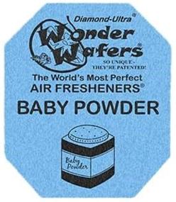 img 1 attached to Wonder Wafers Baby Powder Air Fresheners: Conveniently Individually Wrapped, 25 CT