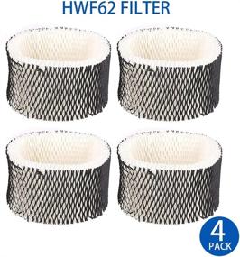 img 3 attached to 🌫️ 4-Pack HWF62 Humidifier Filter Replacement for Holmes Sunbeam Humidifier Filter A - HWF62CS HWF62D SF212, Fits SCM1100 SCM1701 SCM1702 SCM1762 SCM2409 Models