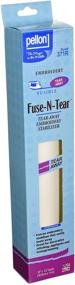 img 2 attached to 🧶 Pellon Fuse-N-Tear Stabilizer - 12x12 Yards