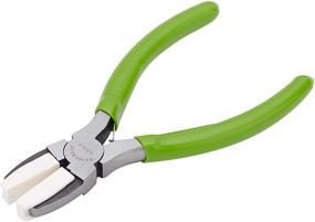 img 1 attached to High-Quality BENECREAT Double Nylon Jaw Pliers for DIY Jewelry Making - Green