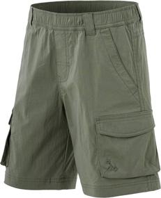 img 4 attached to CQR Kids Youth Pull on Cargo Shorts: Lightweight Outdoor Camping Hiking Shorts with Pockets