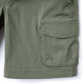 img 1 attached to CQR Kids Youth Pull on Cargo Shorts: Lightweight Outdoor Camping Hiking Shorts with Pockets