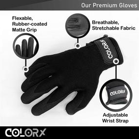 img 1 attached to 🐾 ColorX Upgraded Pet Grooming Glove & Brush Set - Premium Hair Remover for Cats and Dogs - Gloves for Hair Removal and Shedding