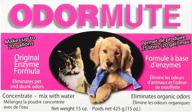 odormute dog odor eliminator 15 ounce logo