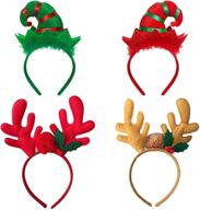 trounistro christmas headbands headband decoration logo