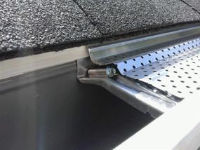 img 1 attached to 🌧️ A-M Aluminum Gutter Guard Sample Pack: 5 inch and 6 inch Width Samples, 7 inch Length, Mill Finish - The Ultimate Gutter Protection Solution