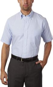 img 3 attached to 👔 Van Heusen Short Sleeve Oxford Dress Shirts for Men - Classic Style and Comfort