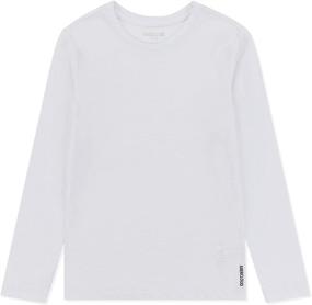 img 4 attached to AMERICLOUD Sleeves T Shirt Long Sleeved Tshirts Girls' Clothing in Tops, Tees & Blouses