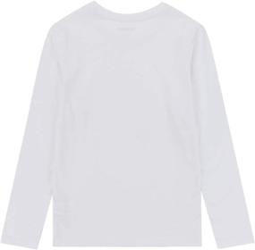 img 3 attached to AMERICLOUD Sleeves T Shirt Long Sleeved Tshirts Girls' Clothing in Tops, Tees & Blouses