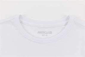 img 2 attached to AMERICLOUD Sleeves T Shirt Long Sleeved Tshirts Girls' Clothing in Tops, Tees & Blouses
