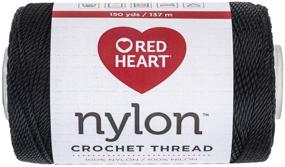 img 1 attached to 🧶 Nylon Crochet Thread in Vibrant Red Tone for Craft Projects - Red Heart