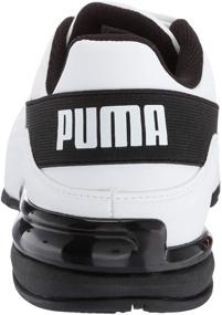 img 2 attached to PUMA Mens Runner Sneaker Black Men's Shoes in Fashion Sneakers