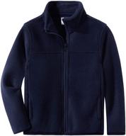 spring gege full zip fleece jacket: boys' perfect outdoor clothing for jackets & coats logo