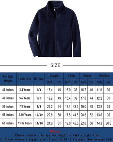img 2 attached to Spring Gege Full Zip Fleece Jacket: Boys' Perfect Outdoor Clothing for Jackets & Coats