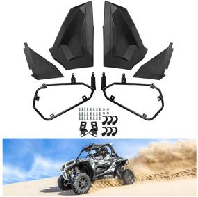 img 4 attached to 🚀 Улучшите свой Polaris RZR XP 1000/900 S Turbo EPS синей панелью вставки нижней половины от Kiwi Master - черной 2879509 (2014-2021)