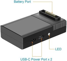 img 1 attached to 🔌 Efficient Quick Charge 3.0 Charging Hub for DJI Mavic Air 2 - Multi USB Battery Charger for Mavic Air 2 and Air 2S