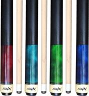 🎱 premium tai ba cues set - 4 pool cue sticks (19oz-20oz), 13mm tip, 58", hardwood canadian maple - ideal for professional billiards логотип