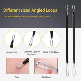 img 3 attached to Boxoyx Pimple Popper Tool Kit - 10 Pcs Blackhead Remover Comedone Extractor Kit with Metal Case for Quick and Easy Removal of Pimples, Blackheads, and Zits on the Face and Nose