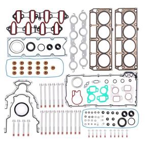 img 2 attached to 🧲 LIMICAR Cylinder Head Gasket Set & Head Bolts ES72173 (1st Gen) - Compatible with Chevrolet Silverado, Tahoe, GMC Yukon, Envoy, Buick Cadillac - 4.8L 5.3L - 2002-2011