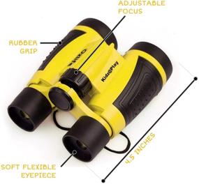img 1 attached to 🔍 Adventure Kidz Exploring Binoculars with Magnification