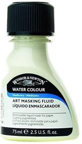 img 4 attached to 🎨 Winsor and Newton Желтая акварельная маскирующая жидкость - 75 мл: Достигните точности и защитите свои произведения искусства.