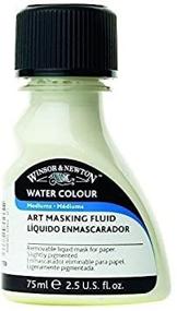 img 2 attached to 🎨 Winsor and Newton Желтая акварельная маскирующая жидкость - 75 мл: Достигните точности и защитите свои произведения искусства.