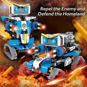 img 3 attached to 🔧 Revolutionary 2 in 1 STEM Remote Control Building Kit: Unleash Creativity and Build Your Own Exciting Creations
